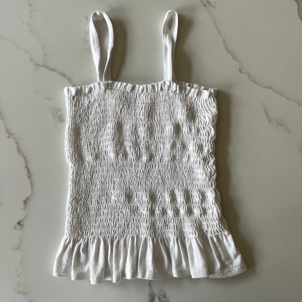 *3/$15 Bundle* Full Tilt Spaghetti Strap Shirred Stretch Tank Top